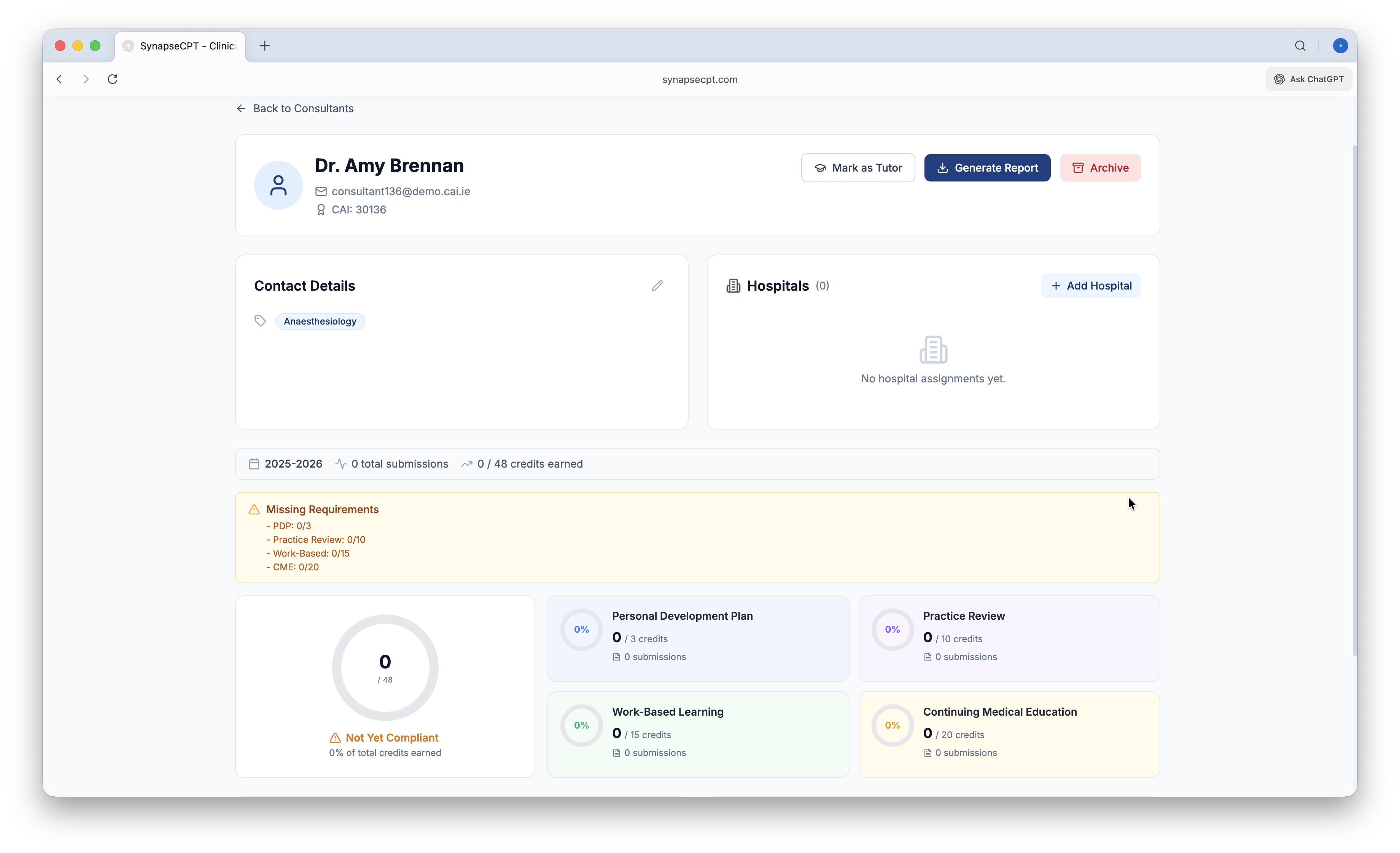 Custom chart builder with live training data